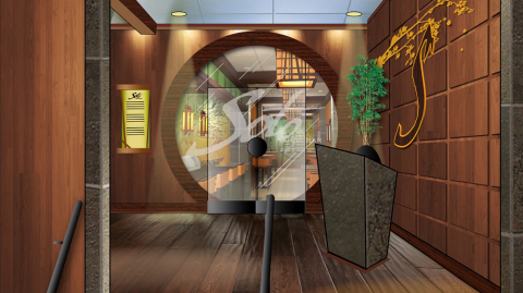 Soto Sushi Bar Pre-Arch Rendering